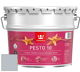 Краска Tikkurila Euro Pesto 10 эмаль цвет K498 Гавань