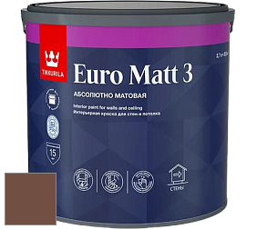 Краска Tikkurila Euro Matt 3 краска для стен и потолков цвет N470 