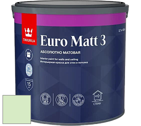 Краска Tikkurila Euro Matt 3 краска для стен и потолков цвет F380 