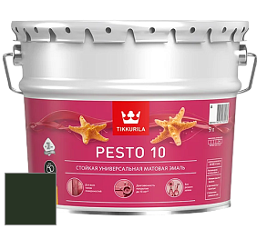 Краска Tikkurila Euro Pesto 10 эмаль цвет RAL 6007 