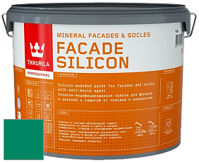 Краска Tikkurila Facade Silicon краска фасадная цвет NCS S 3060-B90G 