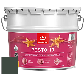 Краска Tikkurila Euro Pesto 10 эмаль цвет NCS S 8010-G10Y 