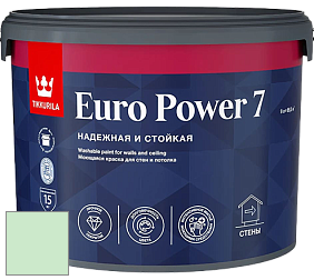 Краска Tikkurila Euro Power 7 краска для стен и потолков цвет NCS S 0520-G10Y 