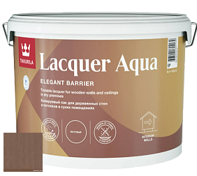 Краска Tikkurila Lacquer Aqua (матовый) лак интерьерный цвет 3443 Венце