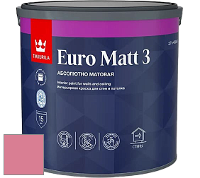 Краска Tikkurila Euro Matt 3 краска для стен и потолков цвет V329 