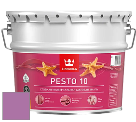 Краска Tikkurila Euro Pesto 10 эмаль цвет NCS S 2050-R40B 