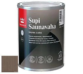 Краска Tikkurila Supi Saunavaha защитный состав для сауны цвет 3444 Ежевика