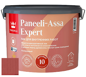 Краска Tikkurila Paneeli Assa Expert 10 интерьерный матовый лак цвет 5059 Ягода