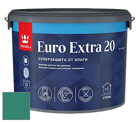 Краска Tikkurila Euro Extra 20 краска для стен и потолков цвет NCS S 4040-B80G 