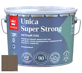 Краска Tikkurila Unica Super Strong (высокоглянцевый) лак яхтный цвет 3444 Ежевика