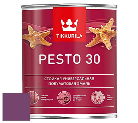 Краска Tikkurila Euro Pesto 30 эмаль цвет NCS S 4050-R40B 