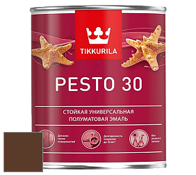 Краска Tikkurila Euro Pesto 30 эмаль цвет RAL 8011 