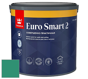 Краска Tikkurila Euro Smart 2 краска для стен и потолков цвет L373 Изумруд
