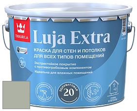 Краска Tikkurila Luja 20 Extra полуматовая краска для влажных помещений цвет V447 Серпенит