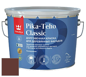 Краска Tikkurila Pika-Teho Classic краска для деревянных фасадов цвет RAL 8015 