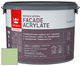 Краска Tikkurila Facade Acrylate краска внутренних и наружных работ цвет J383 Звон