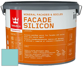 Краска Tikkurila Facade Silicon краска фасадная цвет NCS S 1030-B40G 