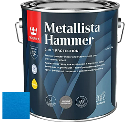 Краска Tikkurila Metallista Hammer молотковая краска по металлу цвет TVT MH003 