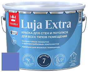 Краска Tikkurila Luja Extra 7 матовая краска для влажных помещений цвет NCS S 2060-R70B 
