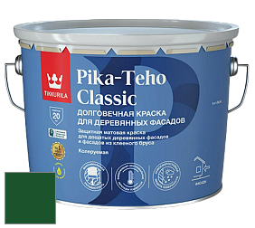 Краска Tikkurila Pika-Teho Classic краска для деревянных фасадов цвет RAL 6035 