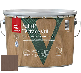 Краска Tikkurila Valtti Terrace Oil масло для наружных работ по дереву цвет 5074 Karhu