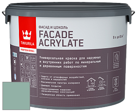 Краска Tikkurila Facade Acrylate краска внутренних и наружных работ цвет J442 Ментол