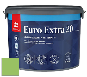 Краска Tikkurila Euro Extra 20 краска для стен и потолков цвет NCS S 1060-G30Y 