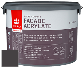 Краска Tikkurila Facade Acrylate краска фасадная цвет Y502 Y502