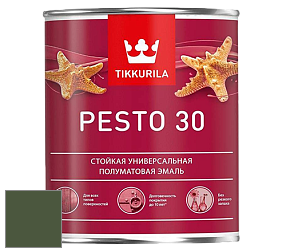 Краска Tikkurila Euro Pesto 30 эмаль цвет RAL 6003 