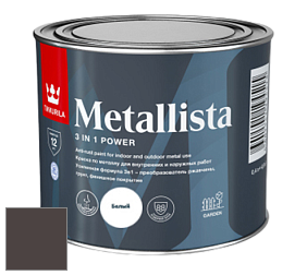 Краска Tikkurila Metallista краска по металлу цвет X501 Баклажан