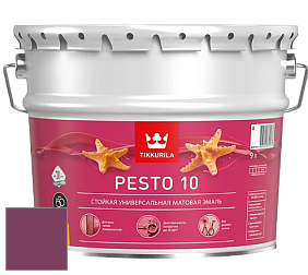 Краска Tikkurila Euro Pesto 10 эмаль цвет NCS S 4050-R30B 