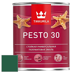 Краска Tikkurila Euro Pesto 30 эмаль цвет NCS S 5540-G 