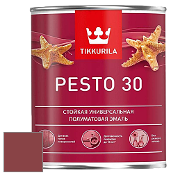 Краска Tikkurila Euro Pesto 30 эмаль цвет NCS S 4050-R 