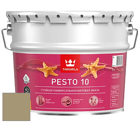 Краска Tikkurila Euro Pesto 10 эмаль цвет V455 