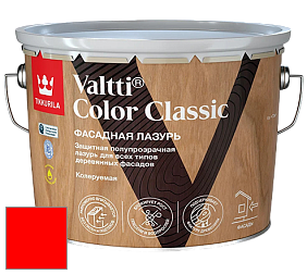 Краска Tikkurila Valtti Color Classic лазурь колеруемая для деревянного фасада цвет RAL 3026 