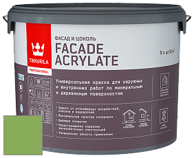 Краска Tikkurila Facade Acrylate краска внутренних и наружных работ цвет N382 