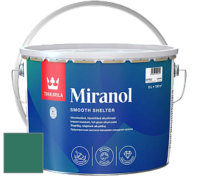 Краска Tikkurila Miranol высокопрочная эмаль цвет RAL 6000 