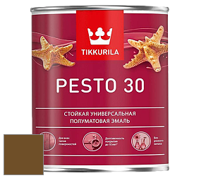Краска Tikkurila Euro Pesto 30 эмаль цвет RAL 8008 