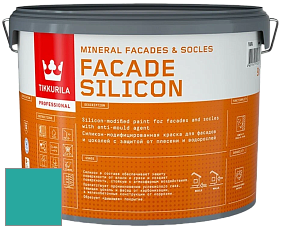 Краска Tikkurila Facade Silicon краска фасадная цвет NCS S 2050-B50G 