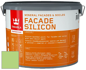 Краска Tikkurila Facade Silicon краска фасадная цвет NCS S 0550-G30Y 