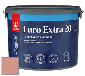 Краска Tikkurila Euro Extra 20 краска для стен и потолков цвет J413 