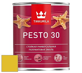 Краска Tikkurila Euro Pesto 30 эмаль цвет NCS S 1070-G90Y 