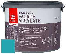 Краска Tikkurila Facade Acrylate краска внутренних и наружных работ цвет K366 