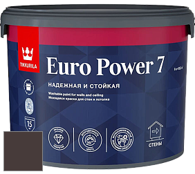 Краска Tikkurila Euro Power 7 краска для стен и потолков цвет NCS S 8505-R 