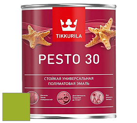 Краска Tikkurila Euro Pesto 30 эмаль цвет NCS S 1075-G40Y 