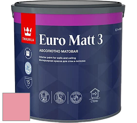 Краска Tikkurila Euro Matt 3 краска для стен и потолков цвет H327 