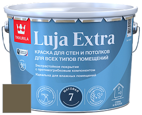 Краска Tikkurila Luja Extra 7 матовая краска для влажных помещений цвет N457 Лагерь