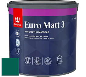 Краска Tikkurila Euro Matt 3 краска для стен и потолков цвет M371 