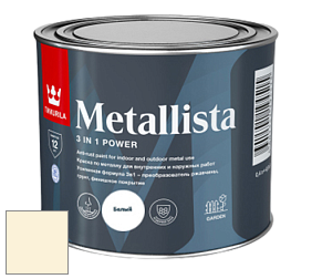 Краска Tikkurila Metallista краска по металлу цвет F302 Пармезан
