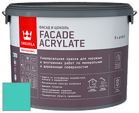Краска Tikkurila Facade Acrylate краска внутренних и наружных работ цвет NCS S 1050-B60G 